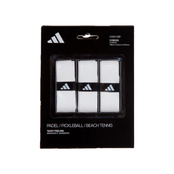 Adidas Overgrips - 3x units - White