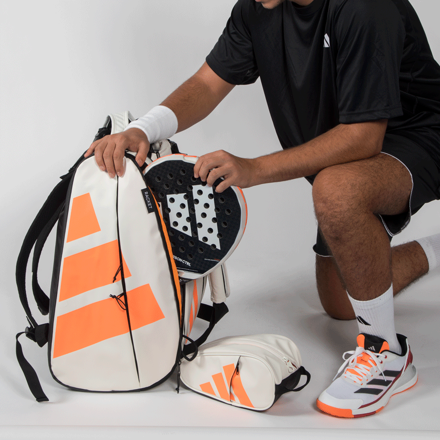 Adidas Multigame White/Orange Racket bag 2026