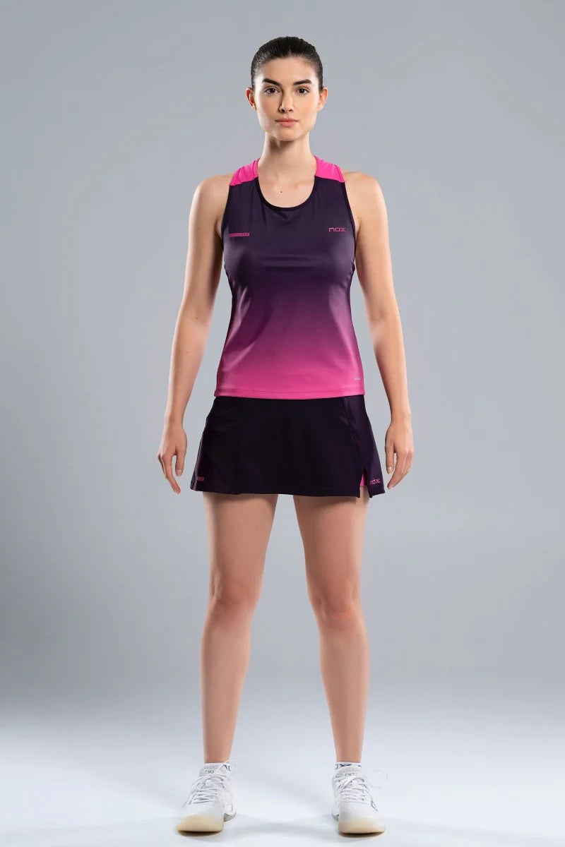 NOX Women’s Pro Blackberry Rose Degraded Tank Top