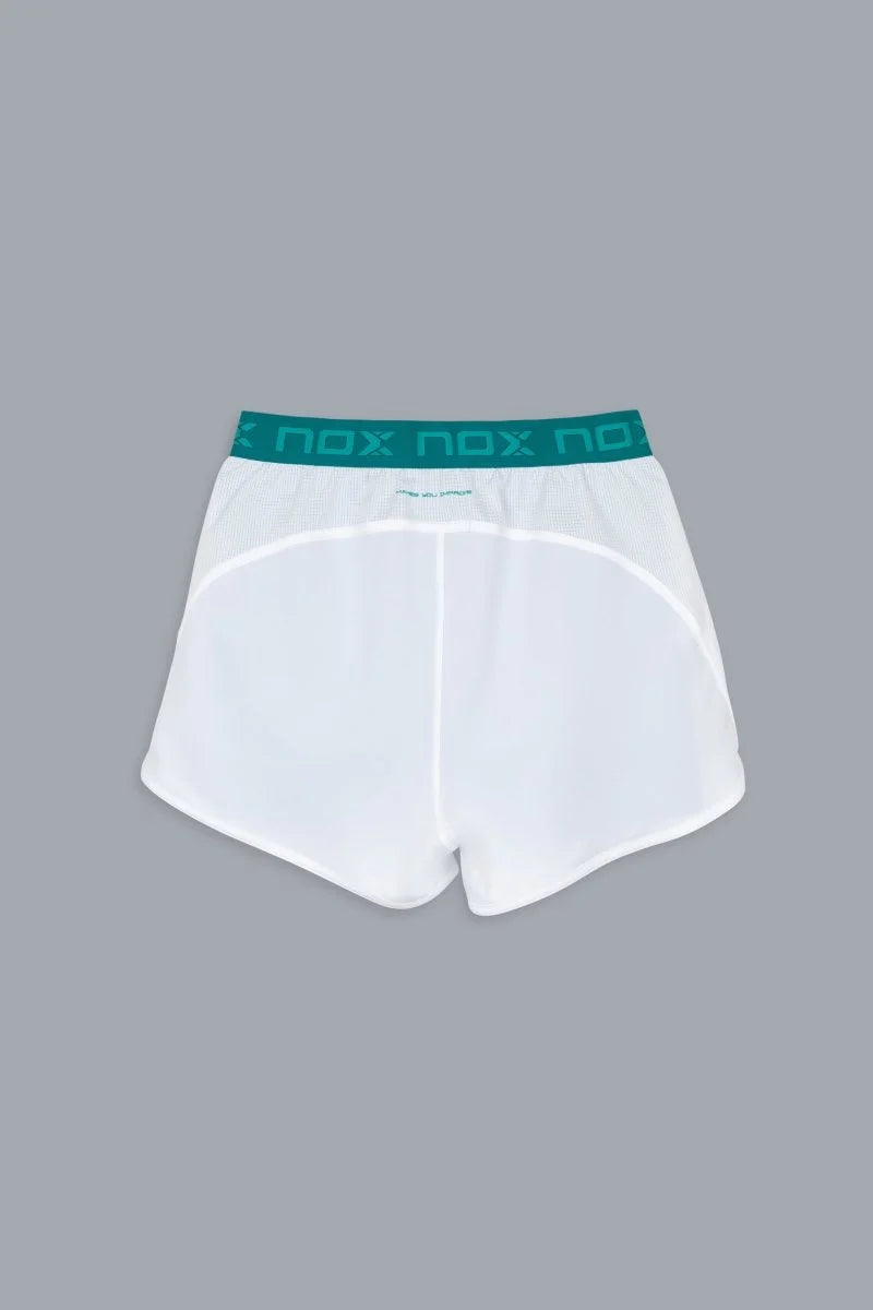 NOX Women’s Pro Shorts White/Ivy Green