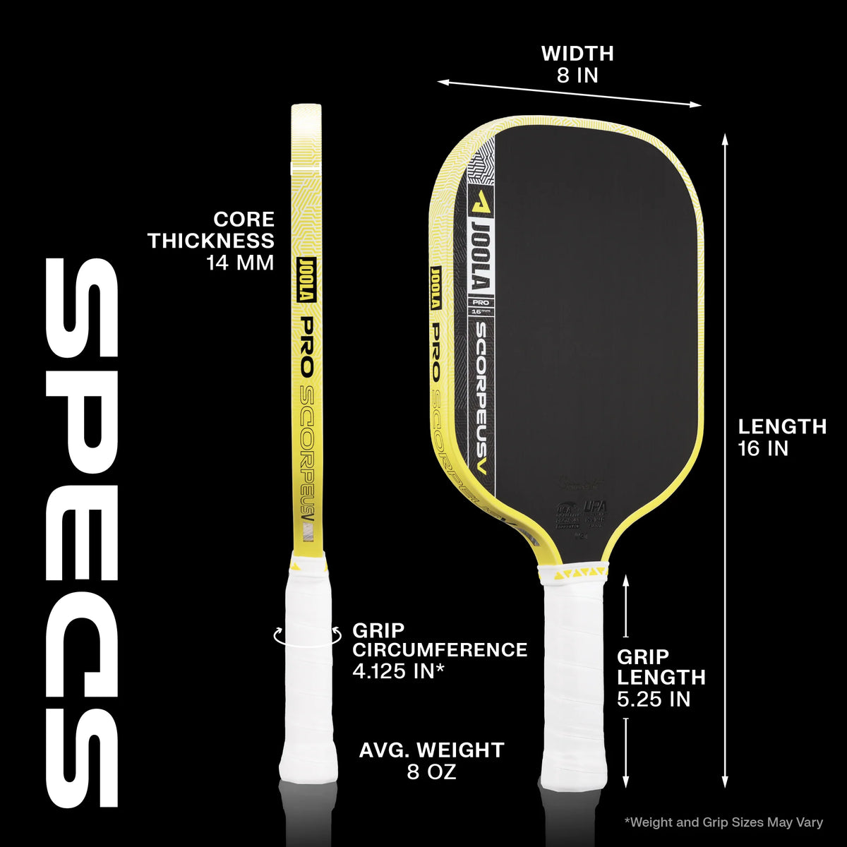 JOOLA Scorpeus Pro V Pickleball Paddle - Anna Bright