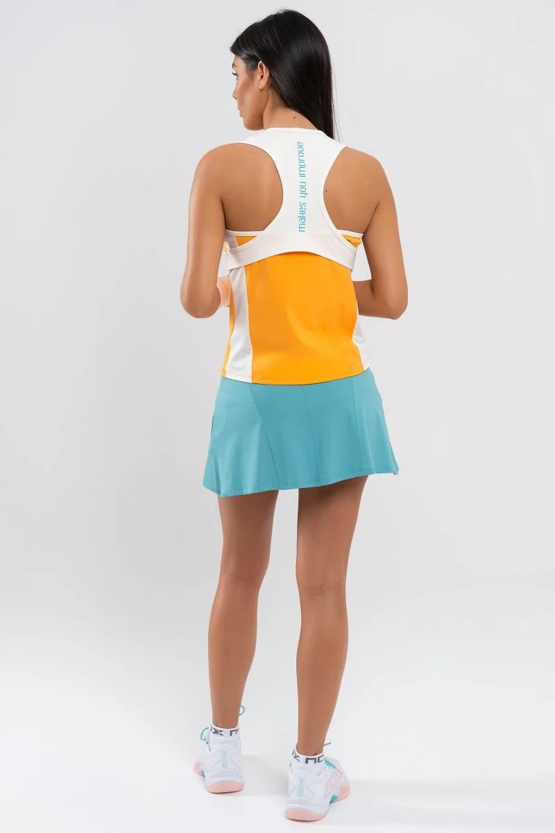 NOX Women’s Pro Tank Top T-shirt – Mock Orange