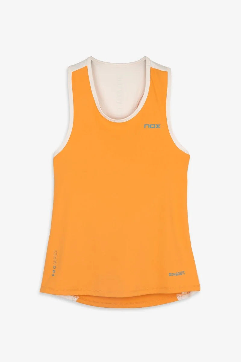 NOX Women’s Pro Tank Top T-shirt – Mock Orange