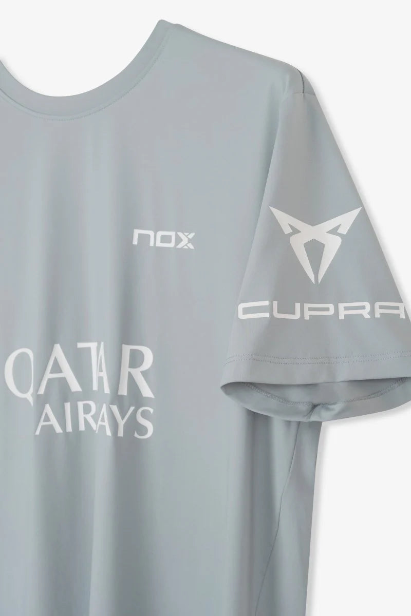NOX Men’s Sponsors T-shirt AT10 Grey