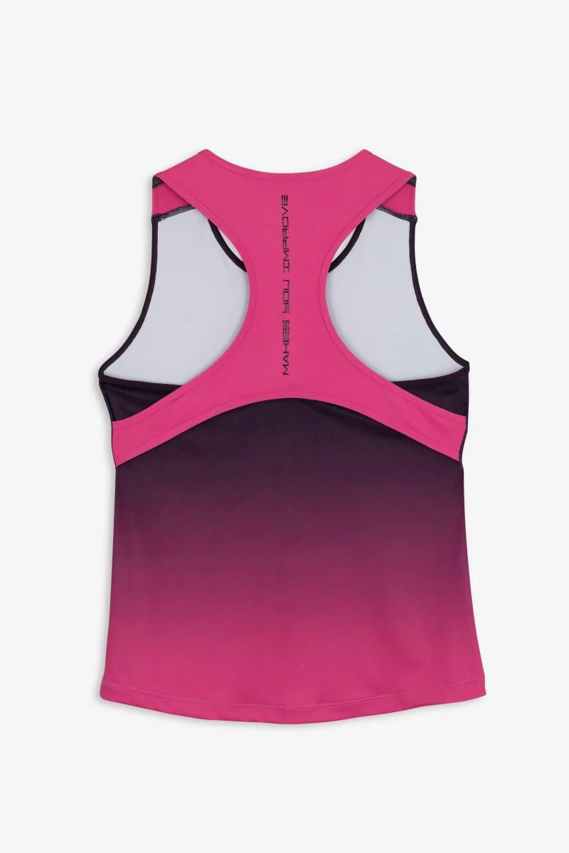 NOX Women’s Pro Blackberry Rose Degraded Tank Top
