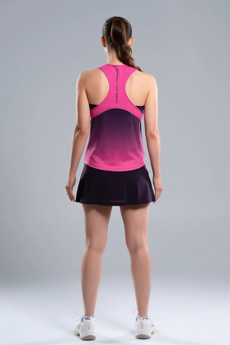 NOX Women’s Pro Blackberry Rose Degraded Tank Top