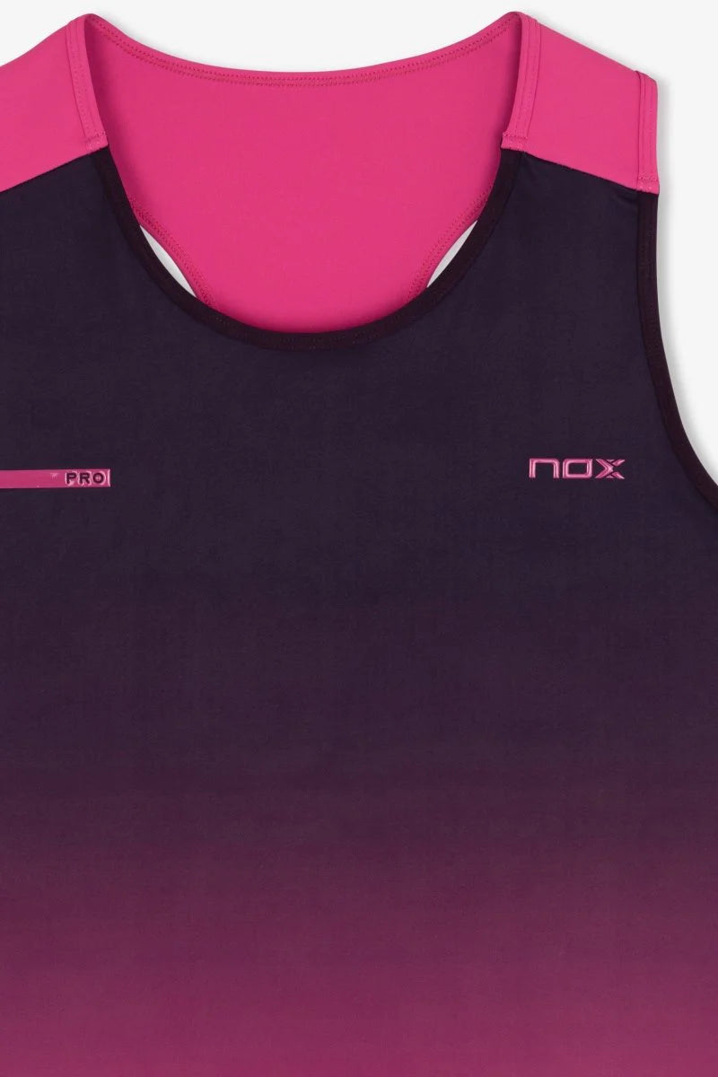 NOX Women’s Pro Blackberry Rose Degraded Tank Top
