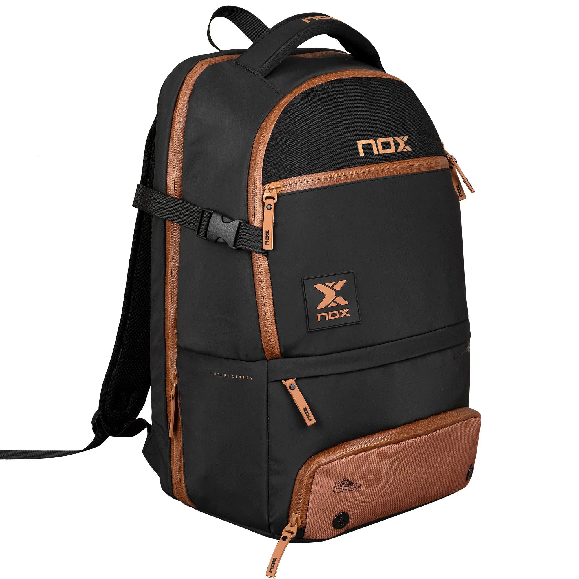 Nox Luxury Open Series Black/Brown backpack