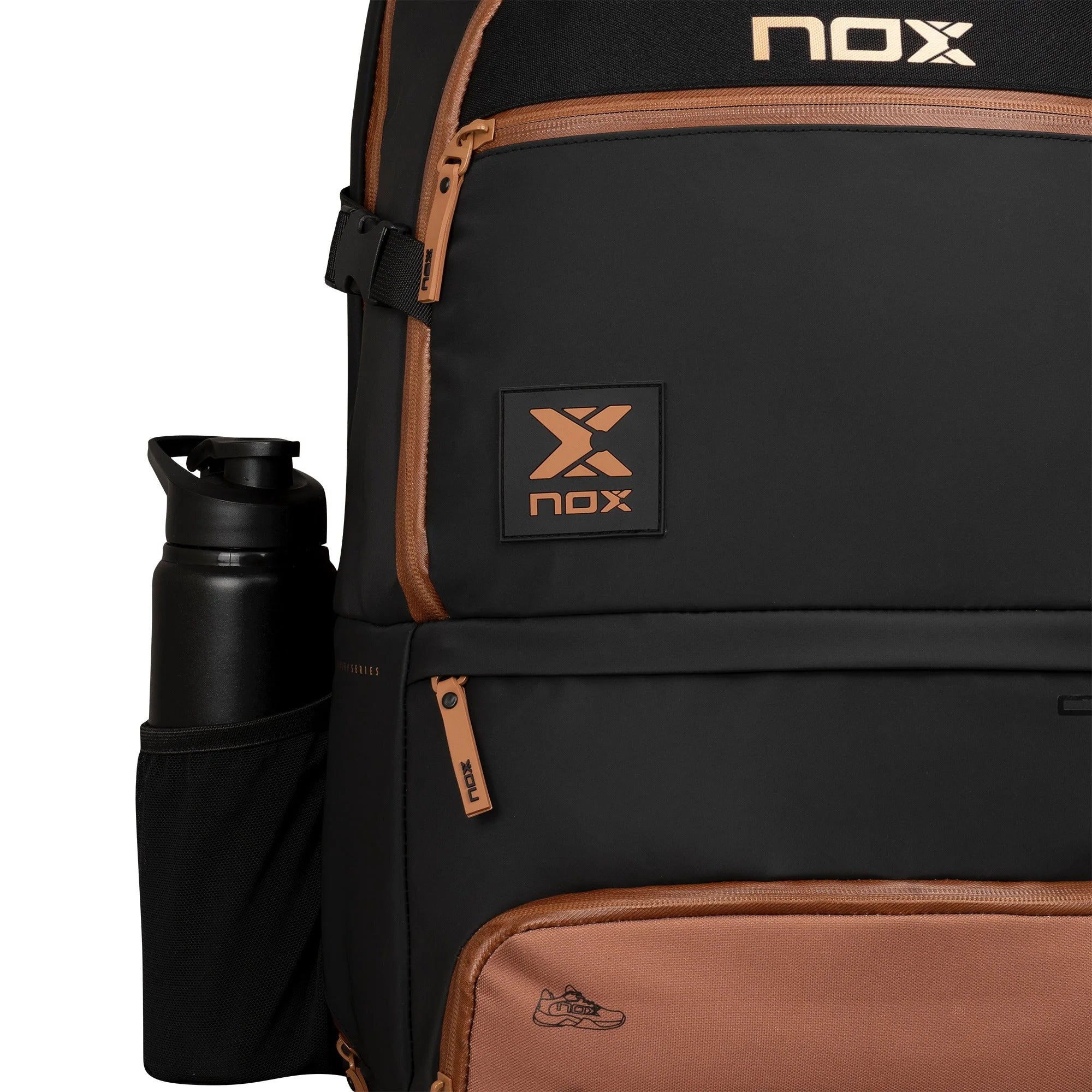 Nox Luxury Open Series Black/Brown backpack