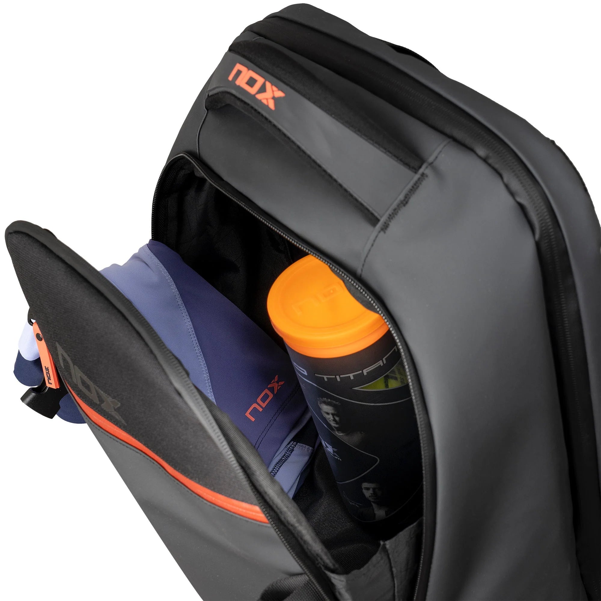 Nox Luxury Open Series Black/Red backpack