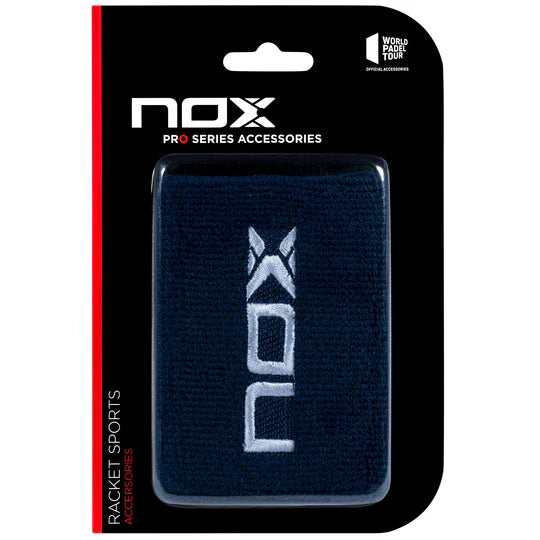 Nox Sport Navy Blue/White Wristband