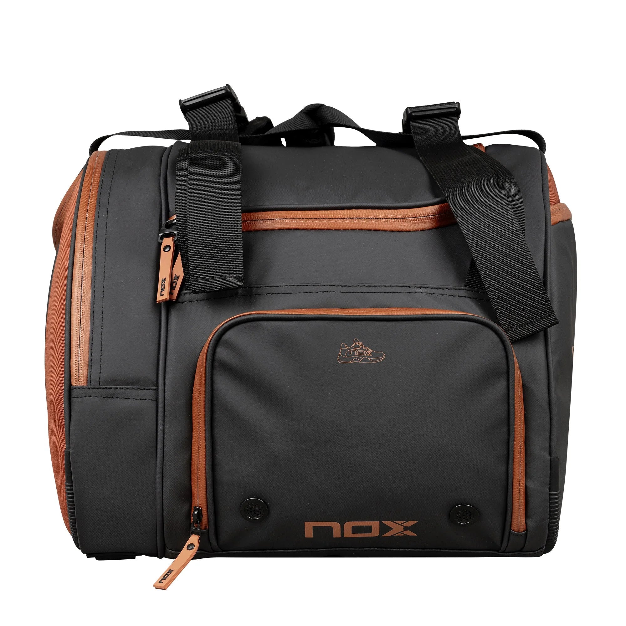 Nox Luxury Open Series Black/Brown racket bag