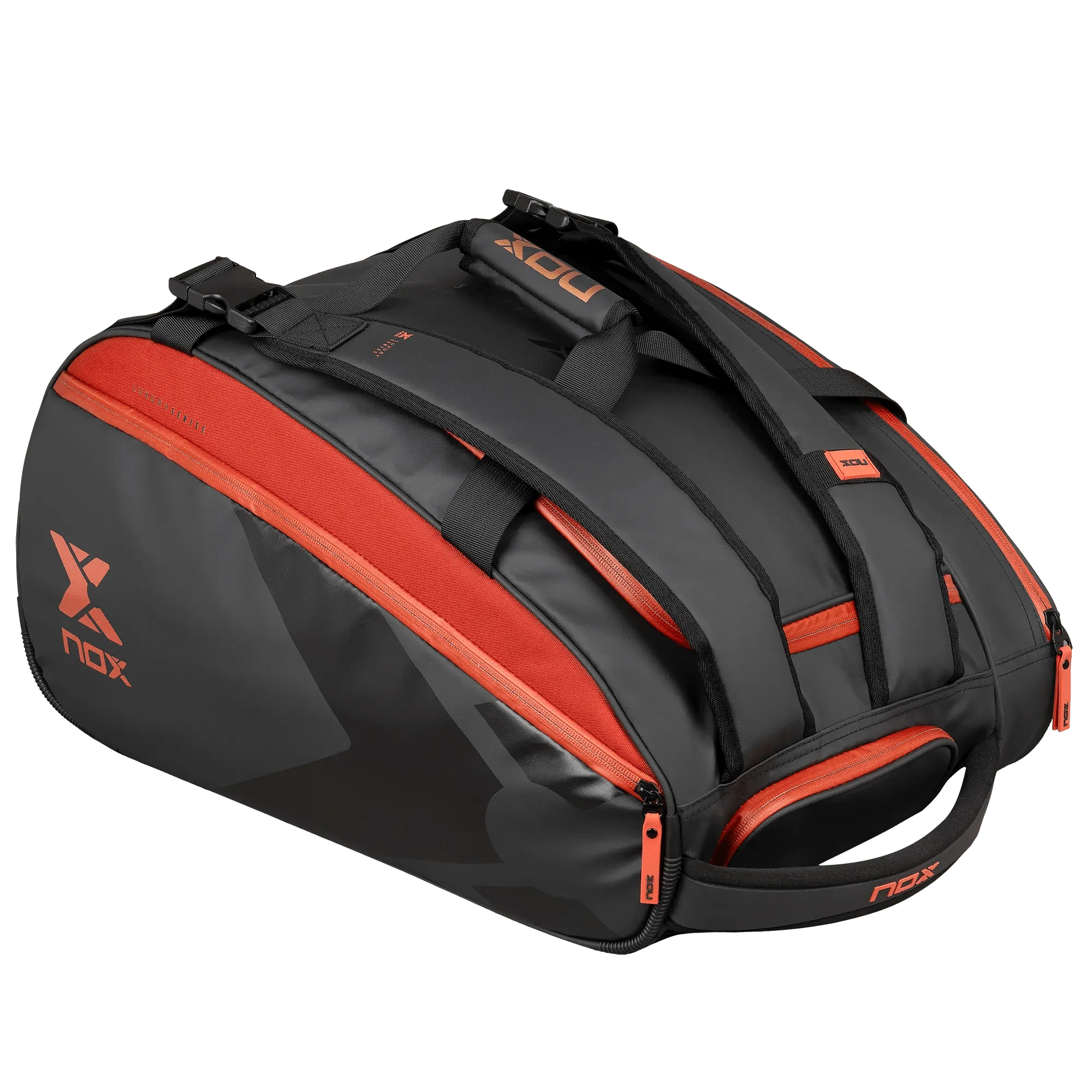 Nox Luxury Open Series Black/Red racket bag