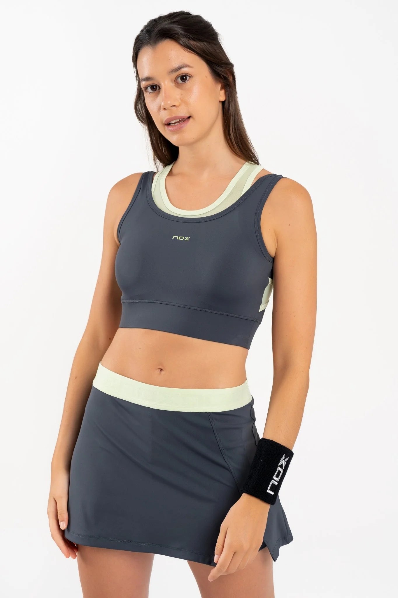 NOX Women’s Pro Bra - Charcoal Grey